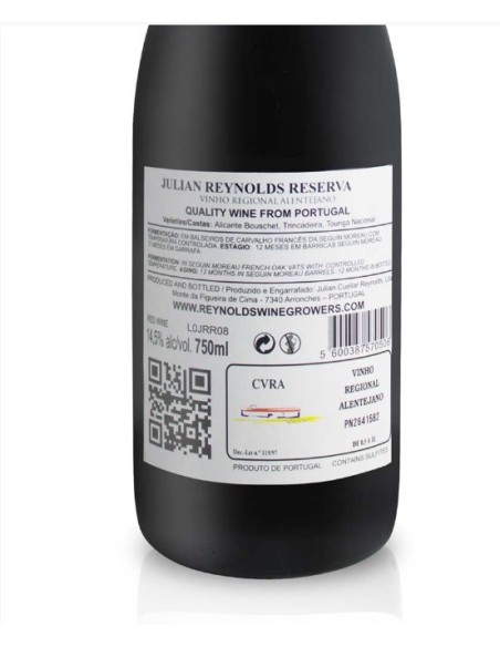 Julian Reynolds Reserva Tinto 2014 | Reynolds