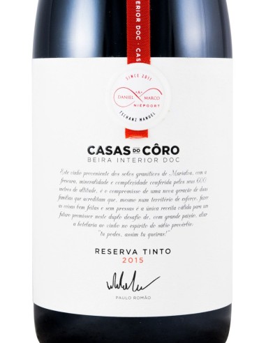 Casas do C&ocirc;ro Reserva Tinto 2015 | Casas do C&ocirc;ro