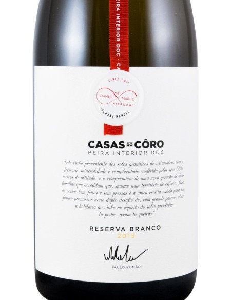 Casas do C&ocirc;ro Reserva White 2016 | Casas do C&ocirc;ro