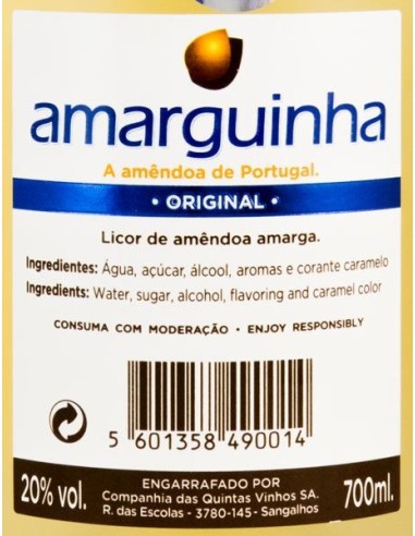 Amarguinha Am&ecirc;ndoa Amarga 70cl | Companhia das Quintas