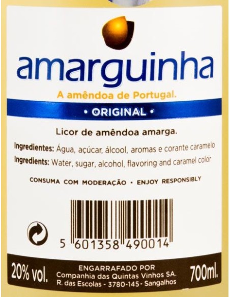 Amarguinha Am&ecirc;ndoa Amarga 70cl | Companhia das Quintas