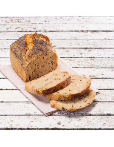 P&atilde;o Kamut e Sementes BIO Miolo 450g | miolo