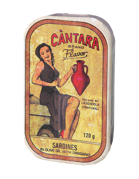 C&acirc;ntara Sardinhas em Azeite & Oreg&atilde;os | La Gondola