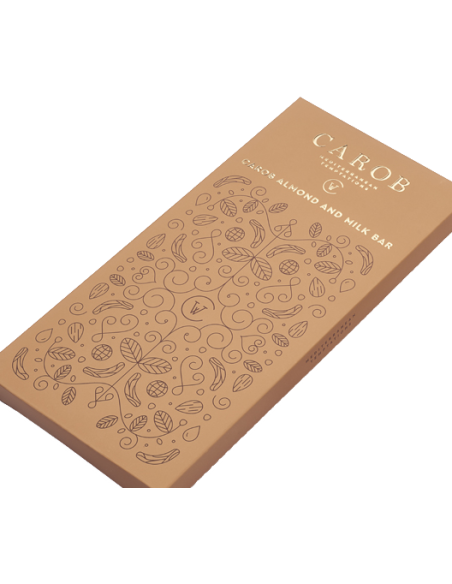 Carob Almond and Milk Bar 100g | Carob World