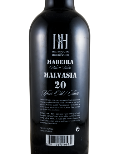 HENRIQUES & HENRIQUES Malvasia 20 Years | Henriques & Henriques